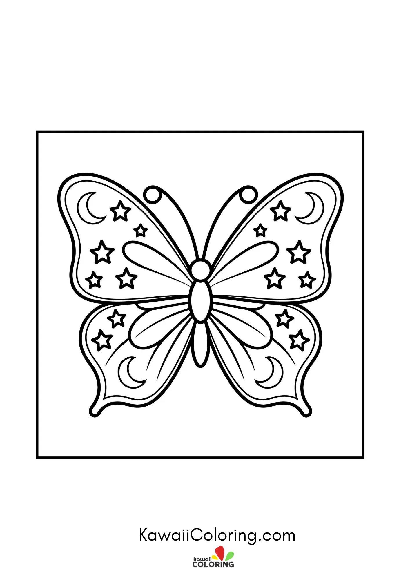 Butterfly resting among garden flowers
