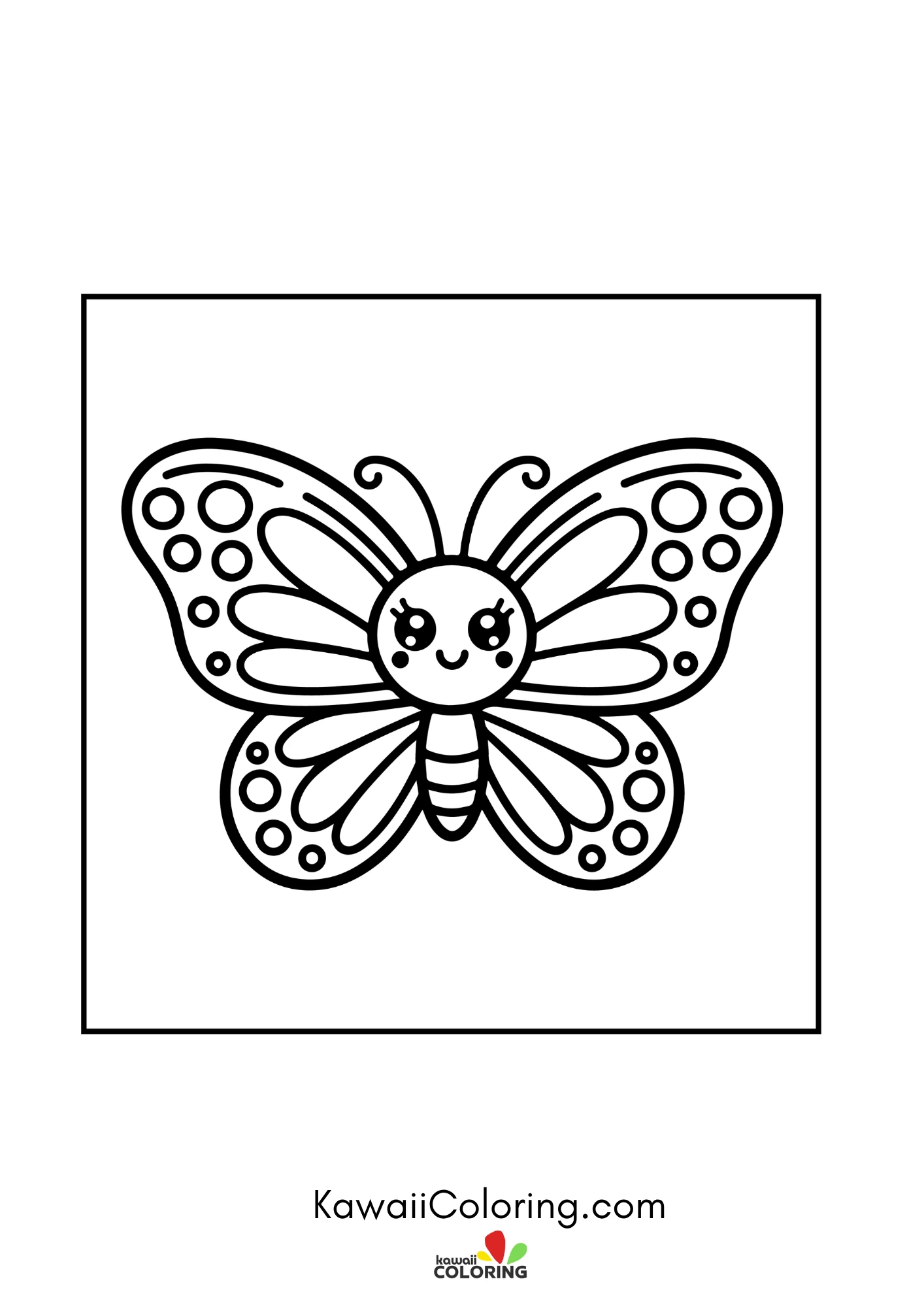 Butterfly resting among garden flowers