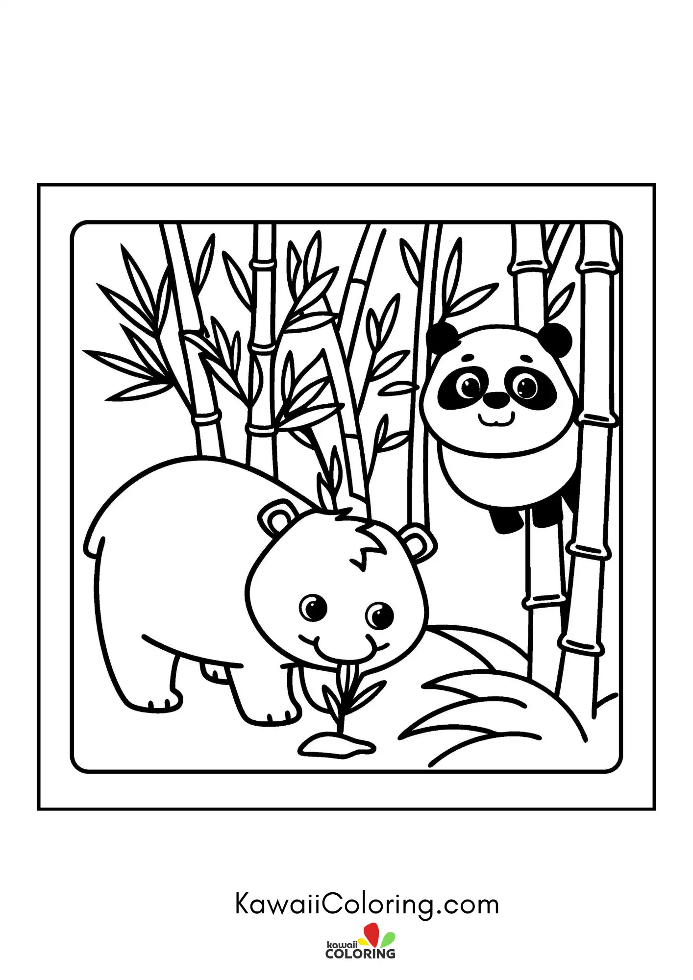Smiling capybara in a simple nature scene