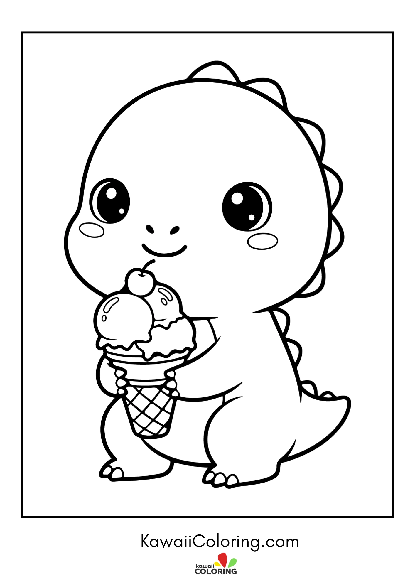 Dinosaur hatchling with simple background