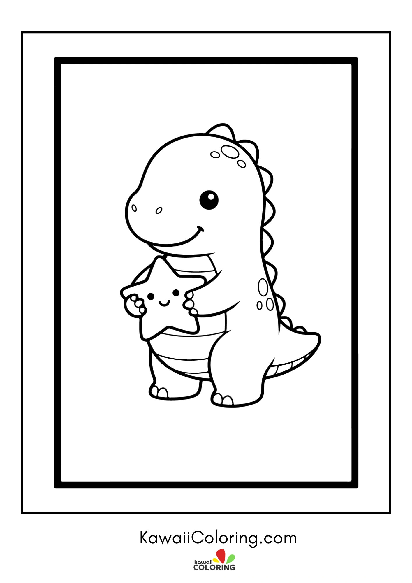 Dinosaur hatchling with simple background