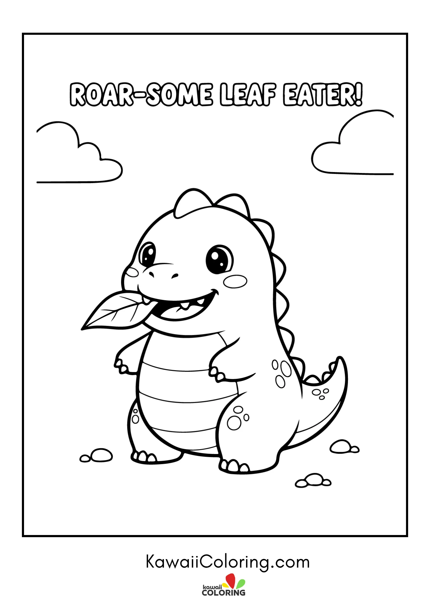 Baby dinosaur in a prehistoric scene