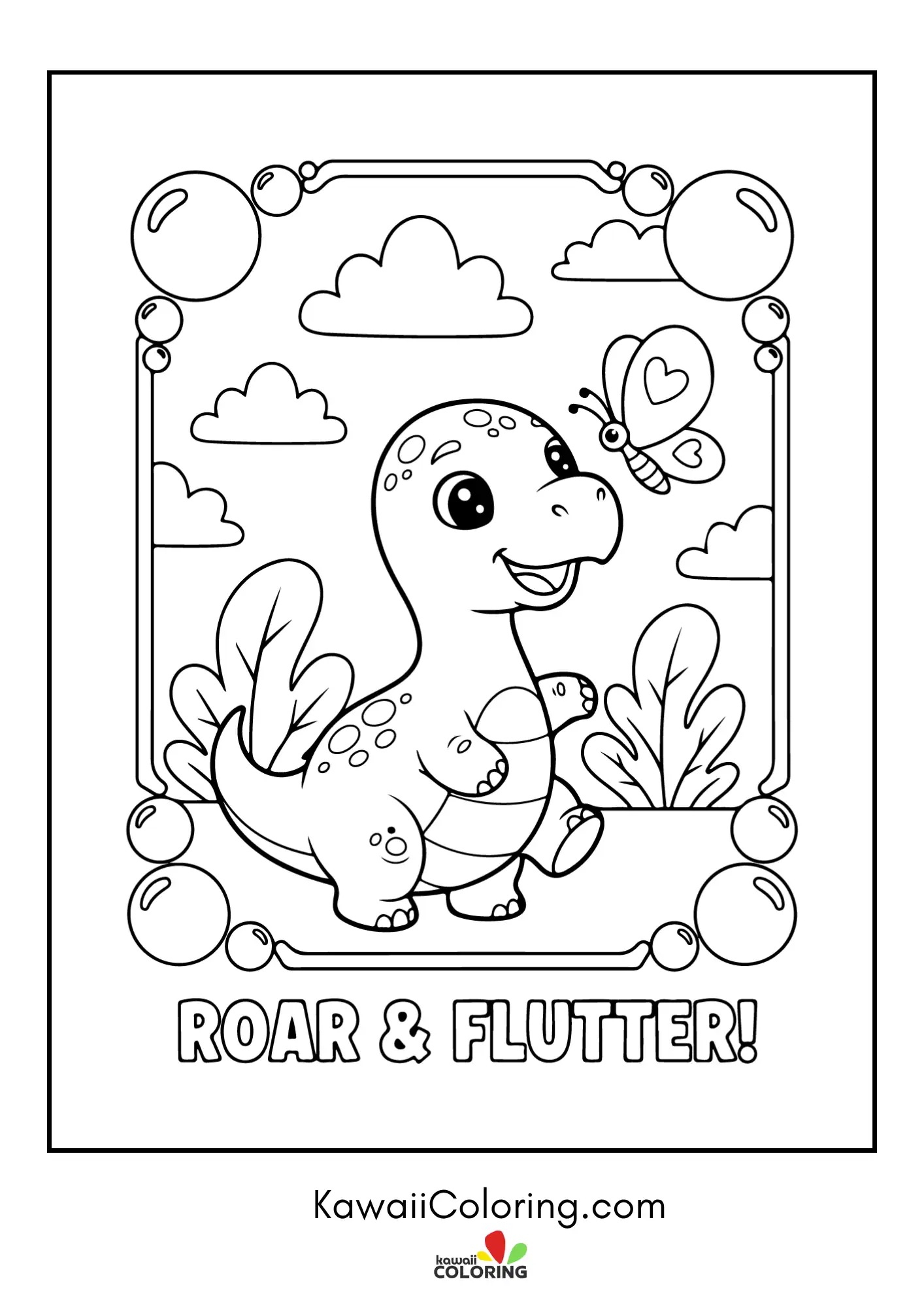 Dinosaur hatchling with simple background