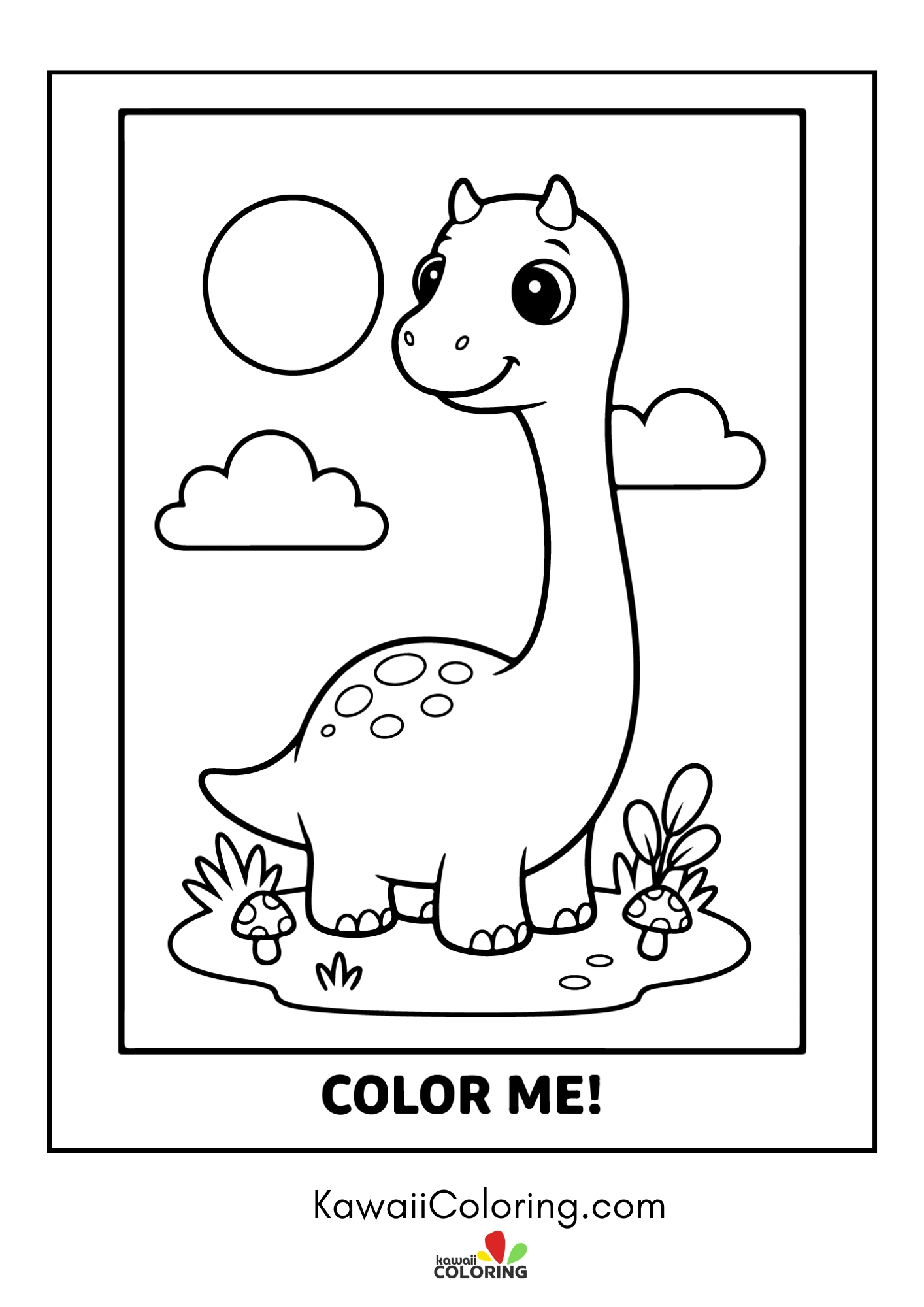 Dinosaur hatchling with simple background