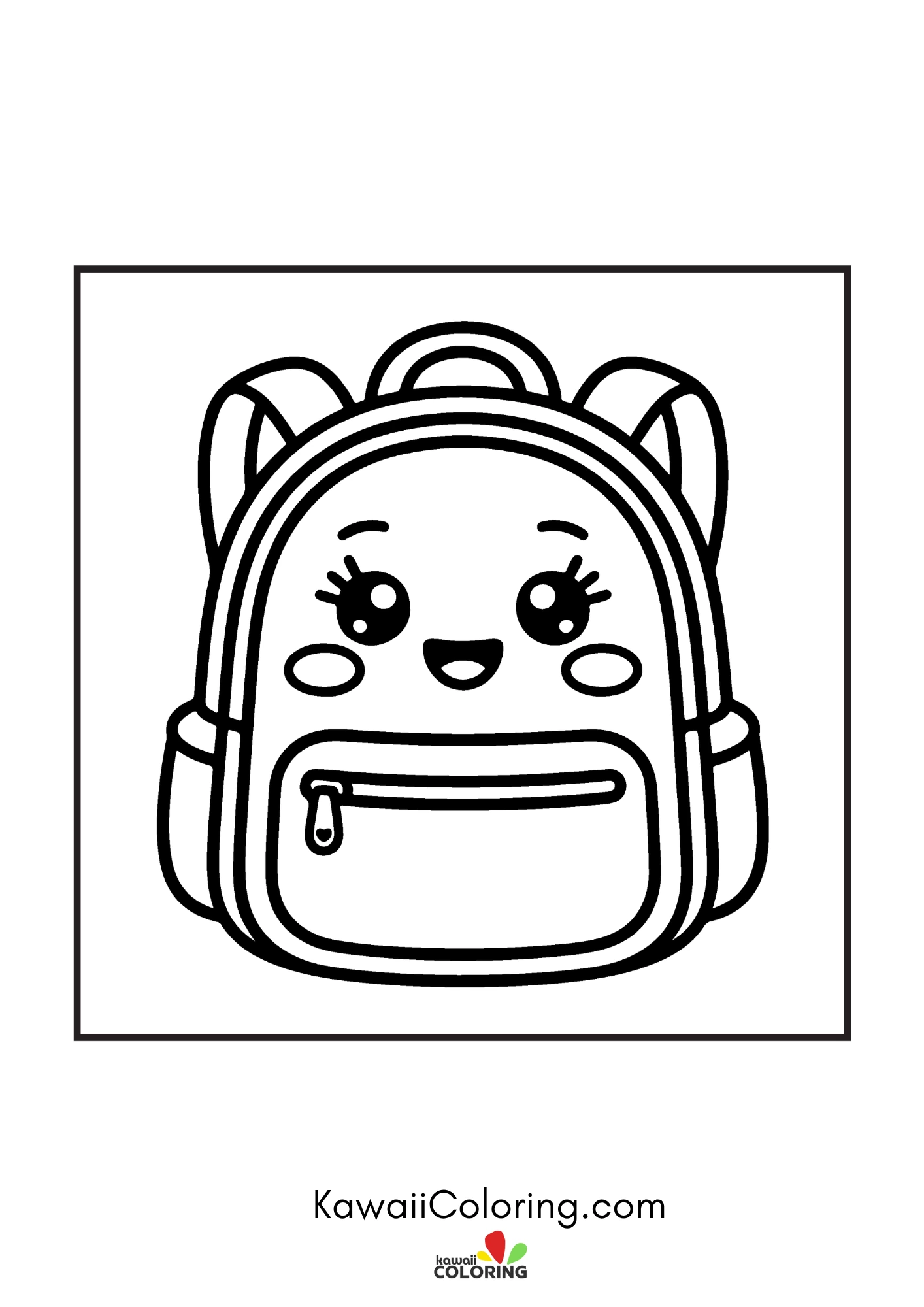 Dreamy kawaii character with stars