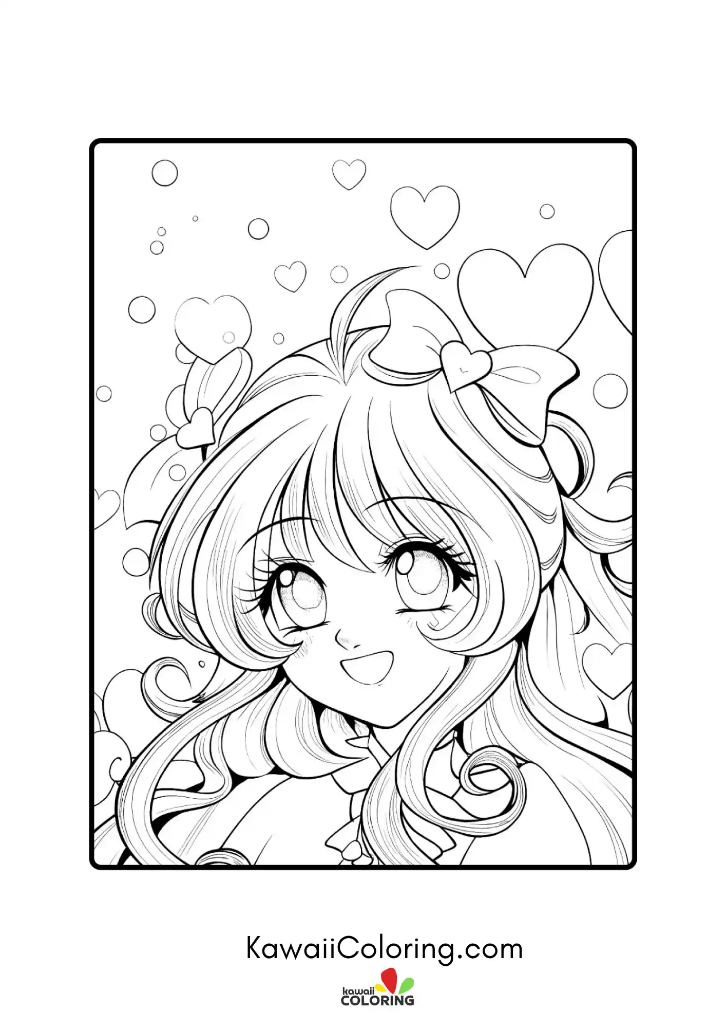 Anime character with expressive eyes