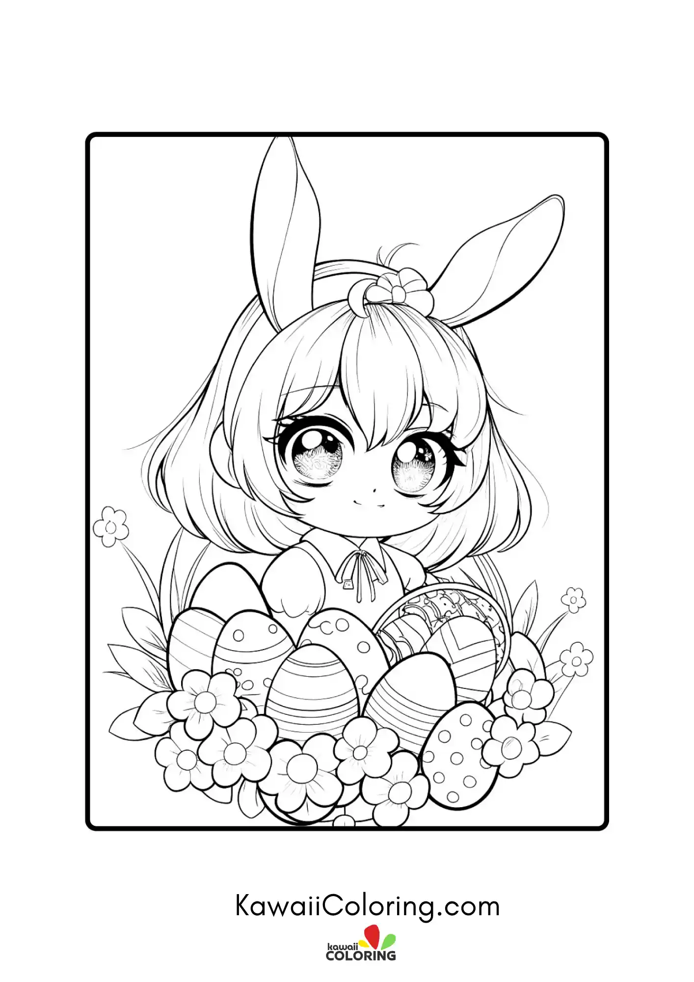 Anime adult character in a decorative scene