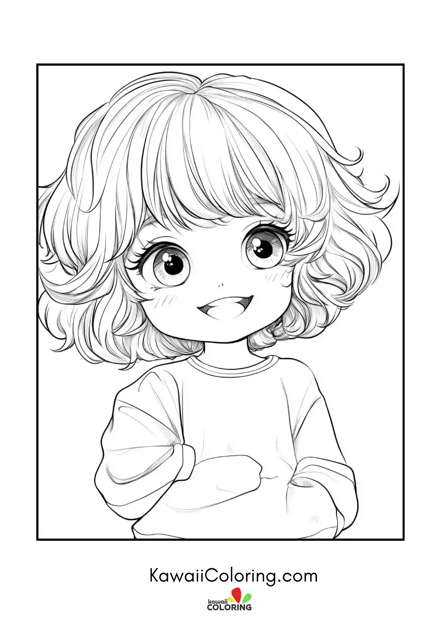Small chibi figure with expressive face