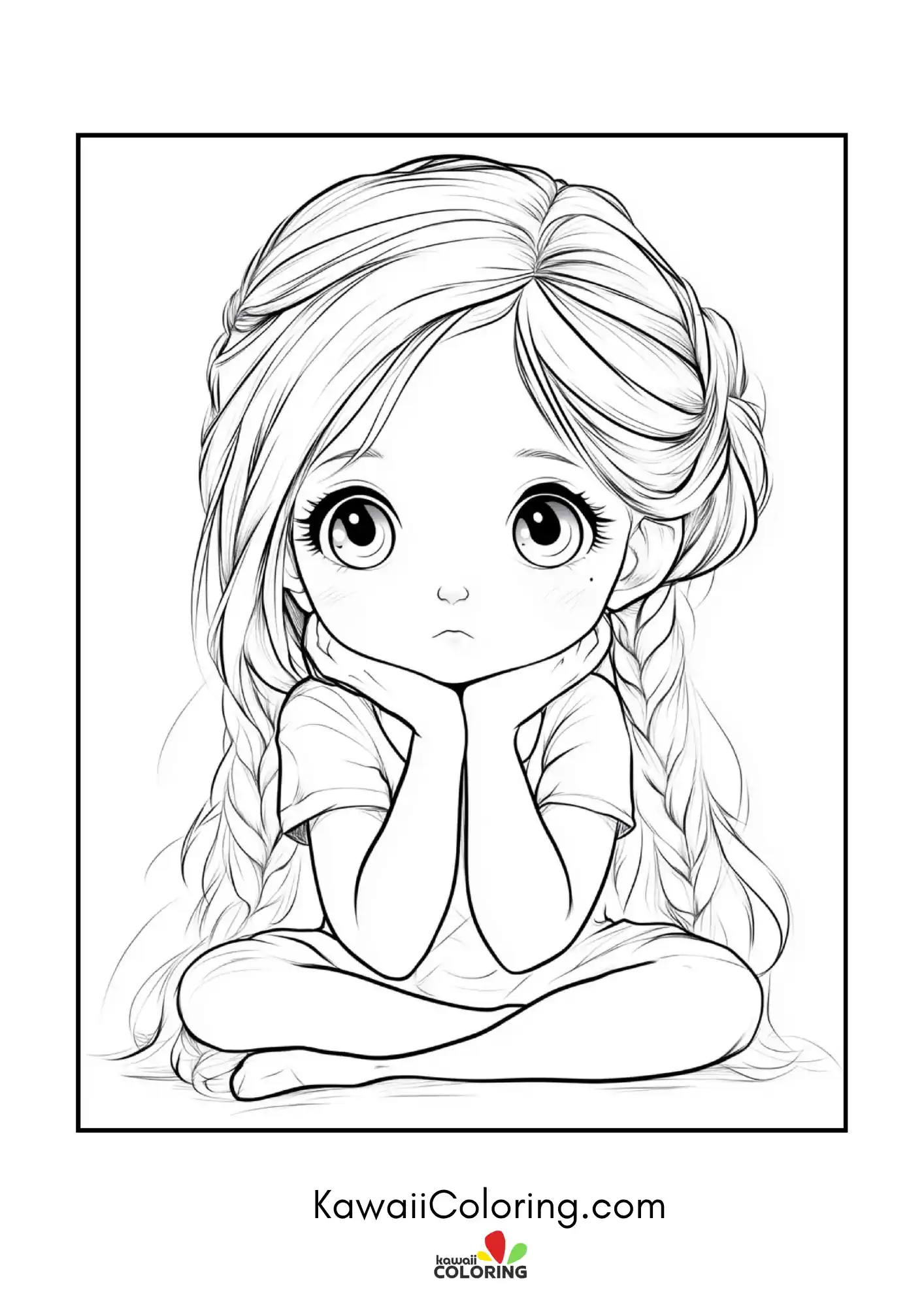 Small chibi figure with expressive face