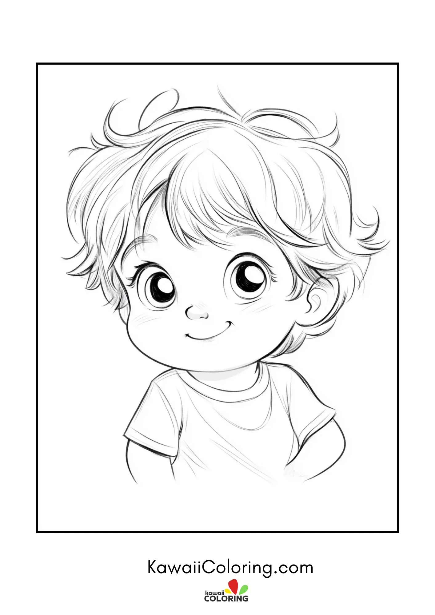 Chibi character surrounded by hearts