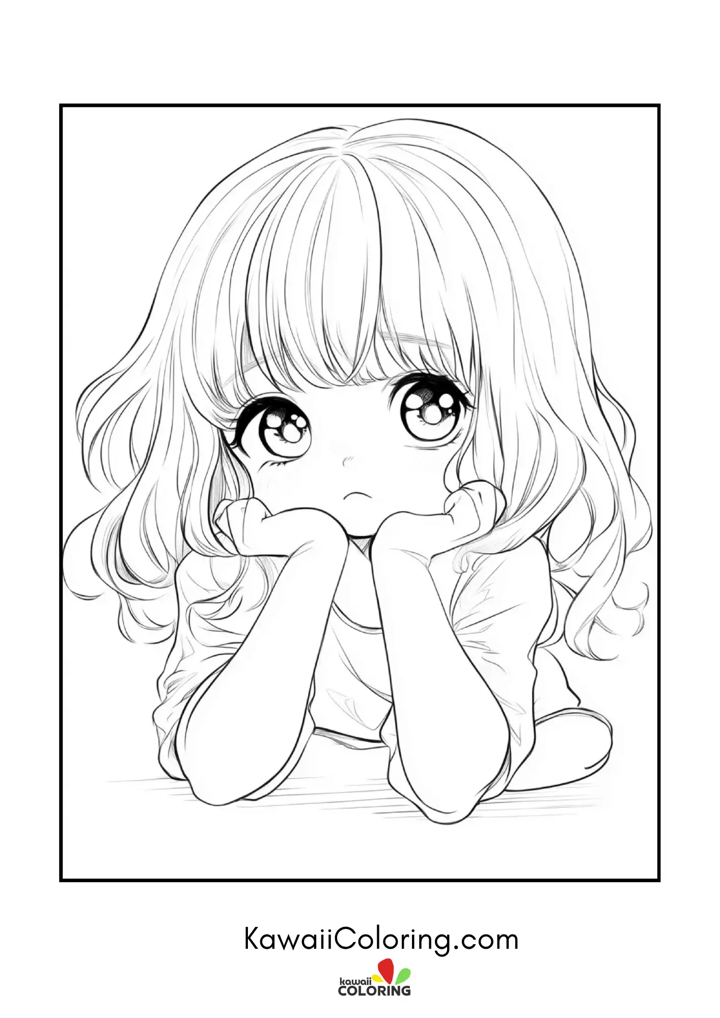 Small chibi figure with expressive face