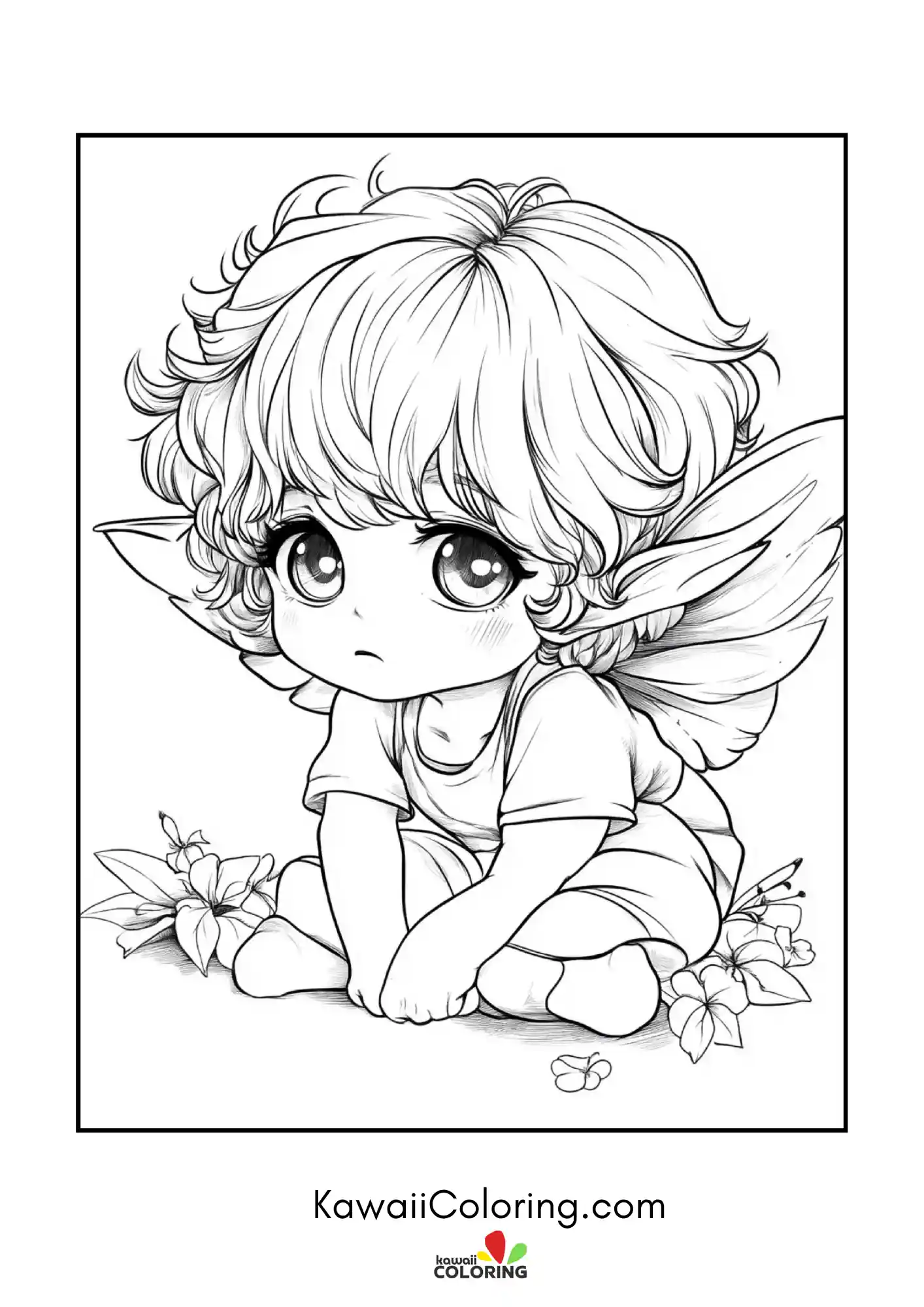 Small chibi figure with expressive face