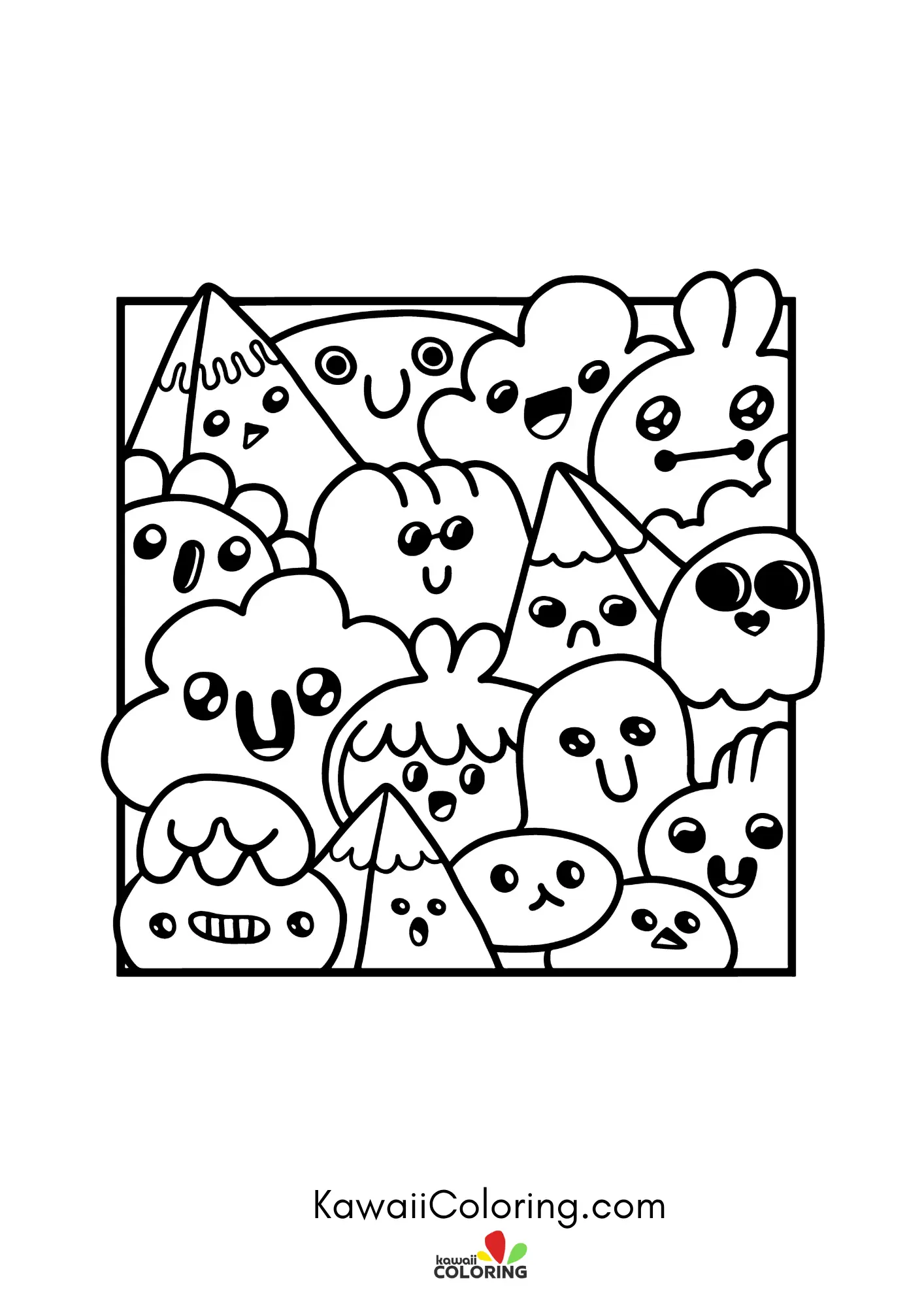 Cute decorative doodle design