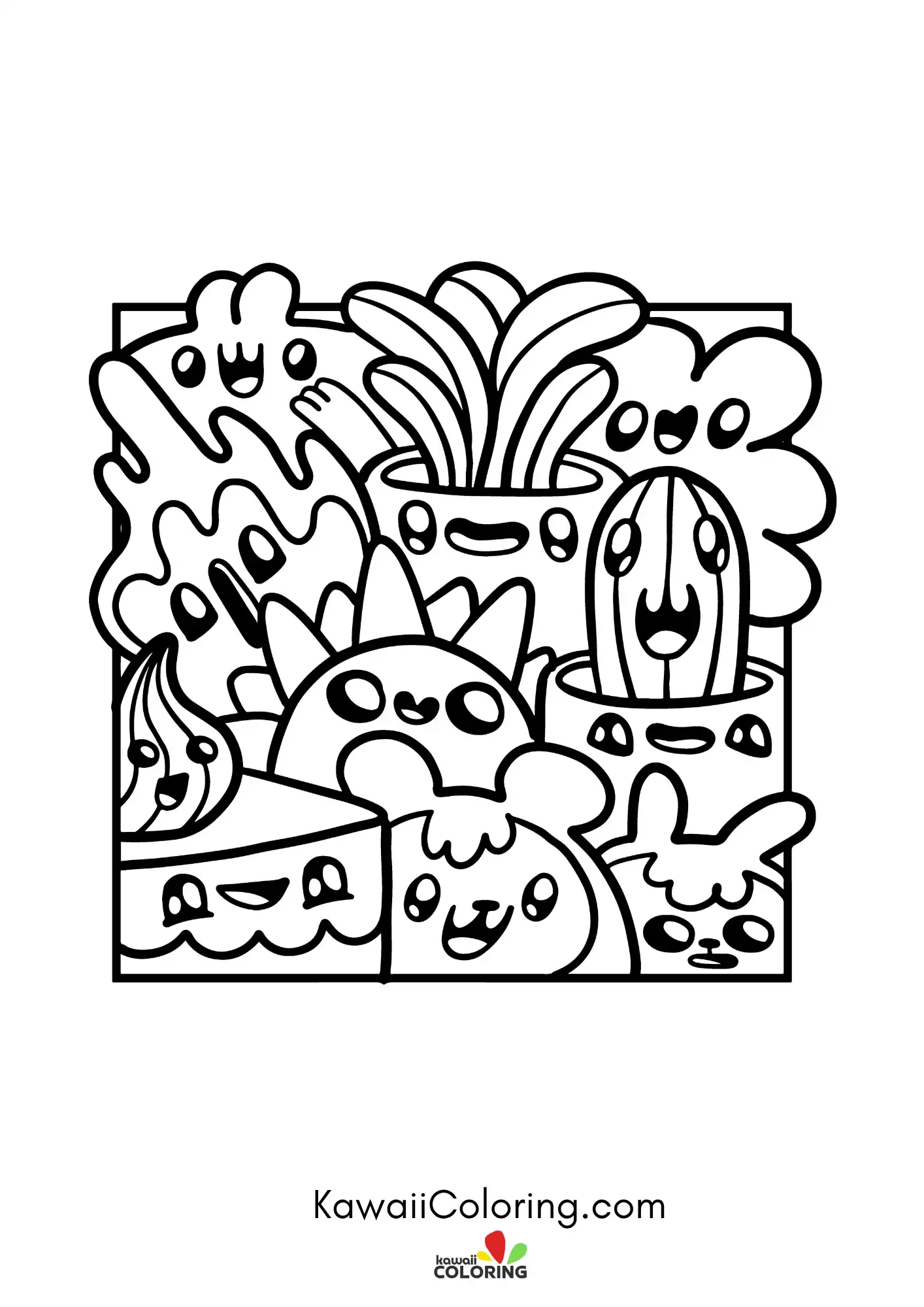 Cute decorative doodle design