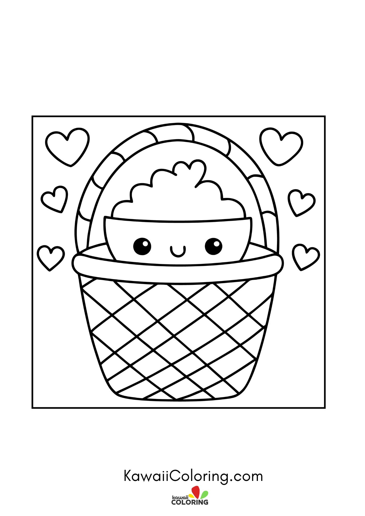 Smiling takeaway coffee cup