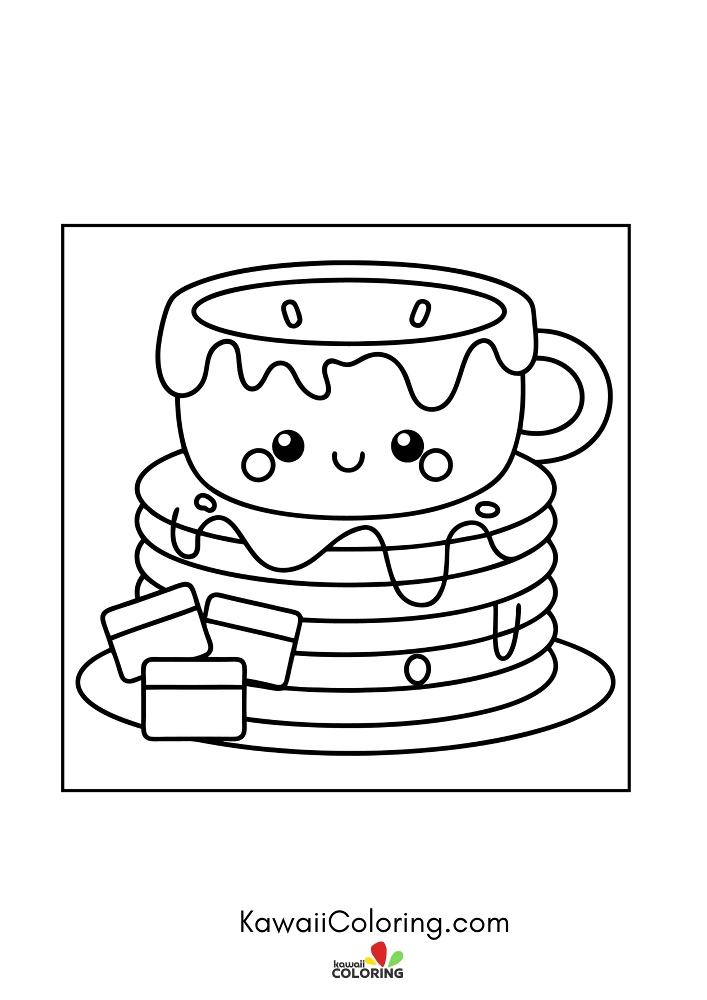 Coffee drink with whipped cream details