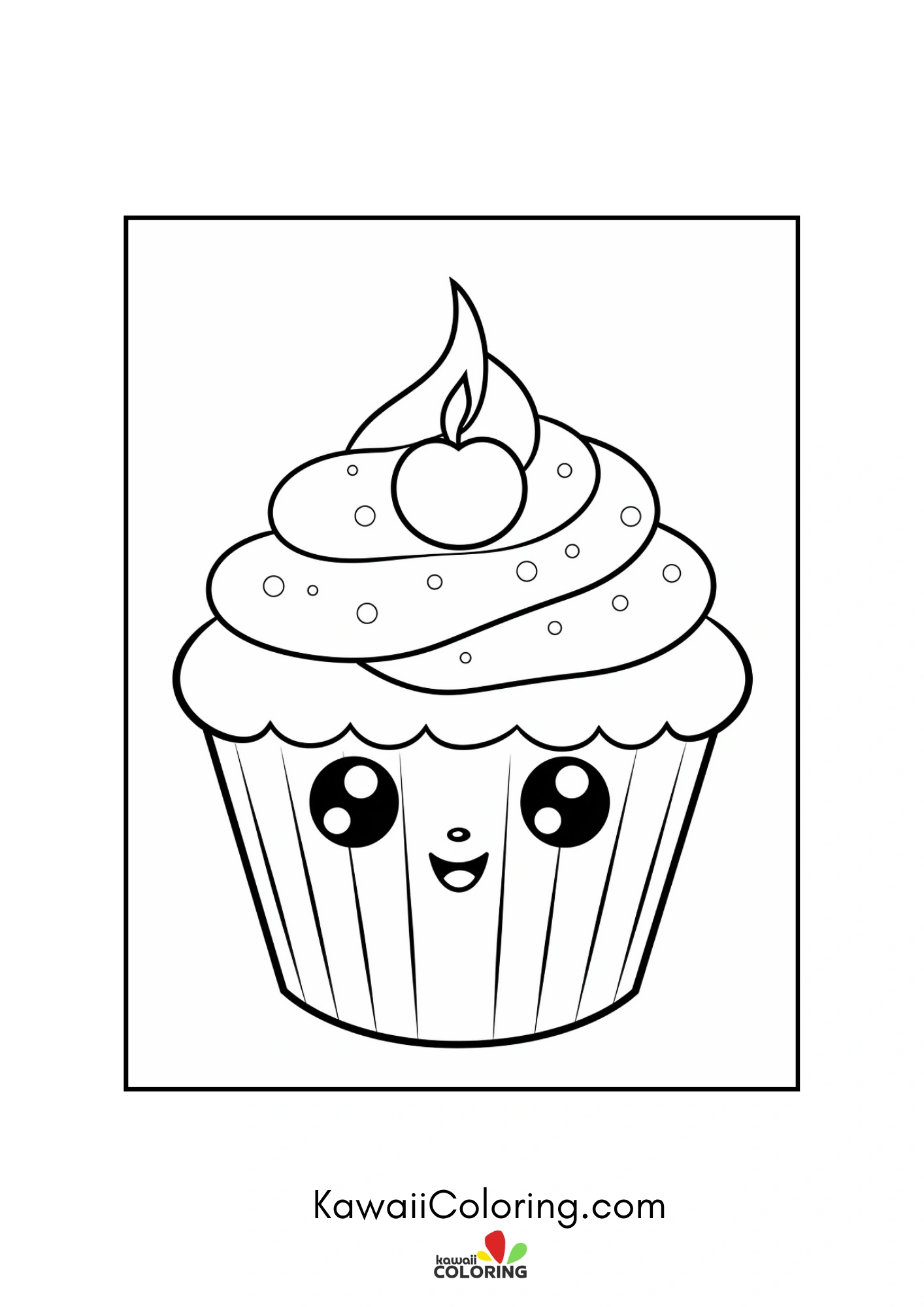 Cupcake topped with hearts and stars