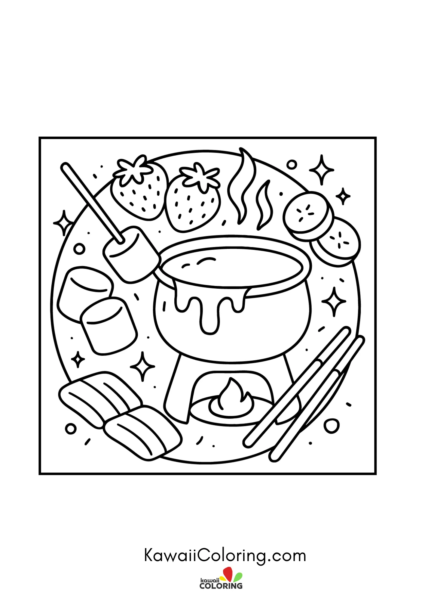 Sweet dessert scene with playful details