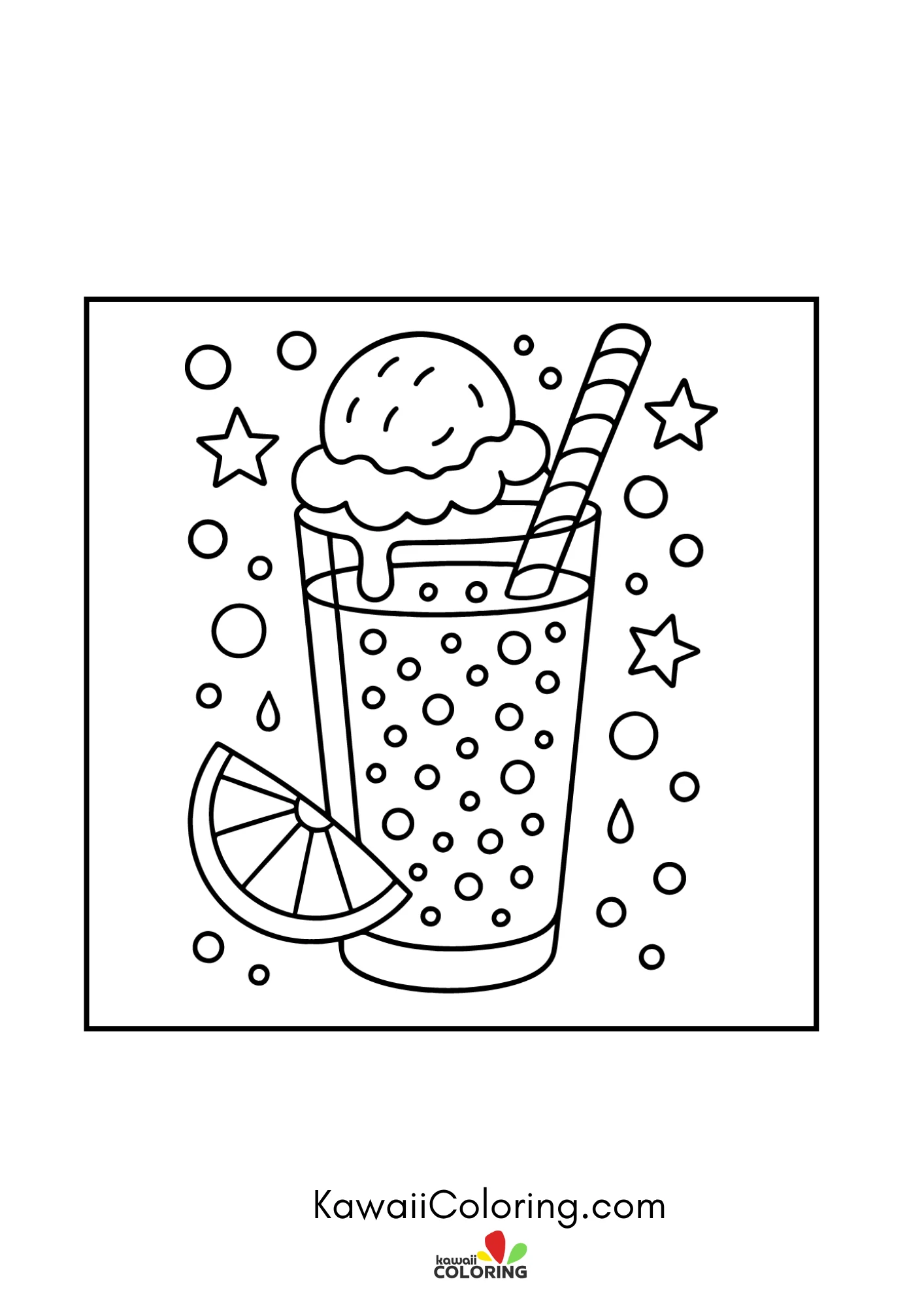 Sweet dessert scene with playful details