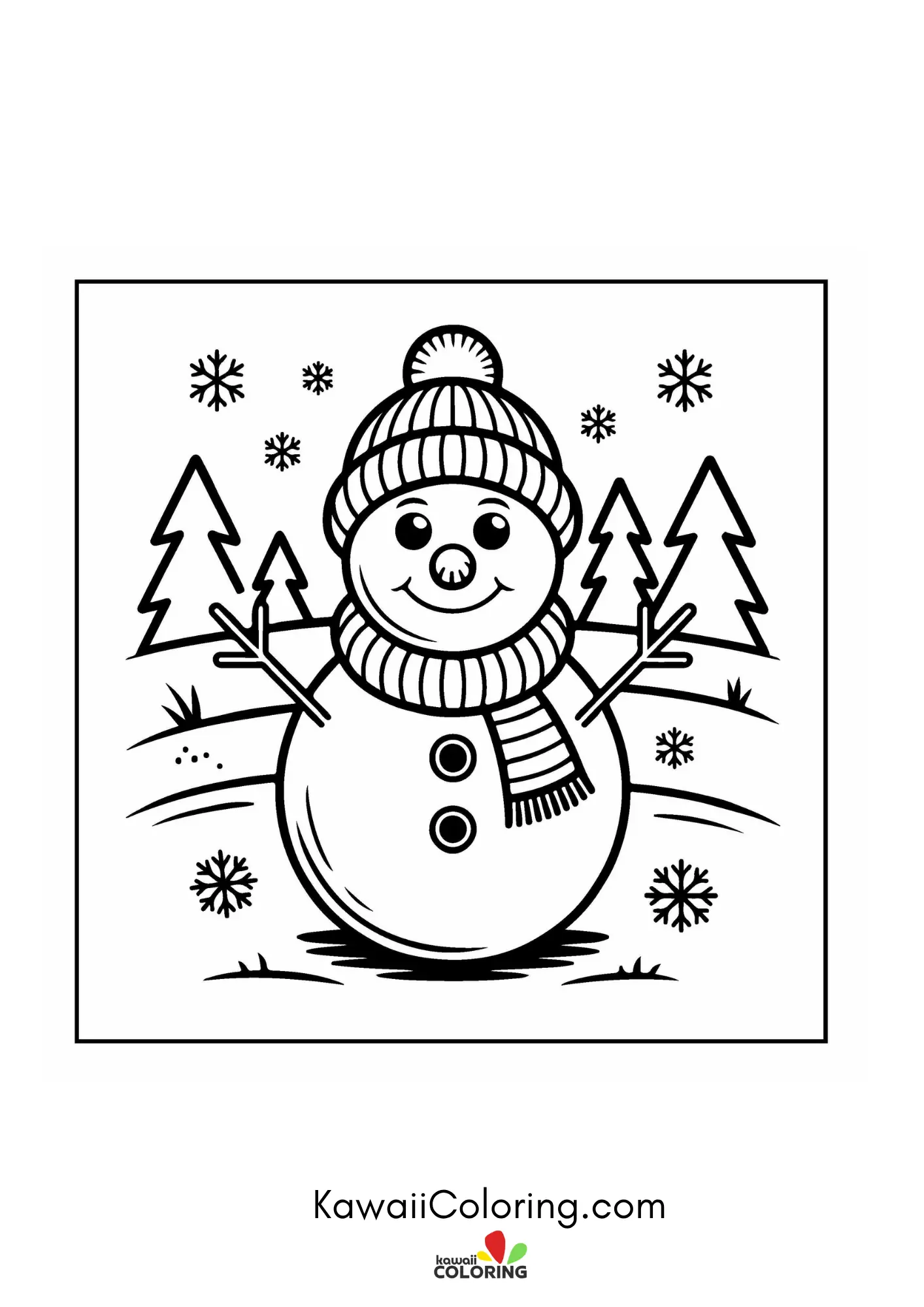 Christmas design with cheerful decorations