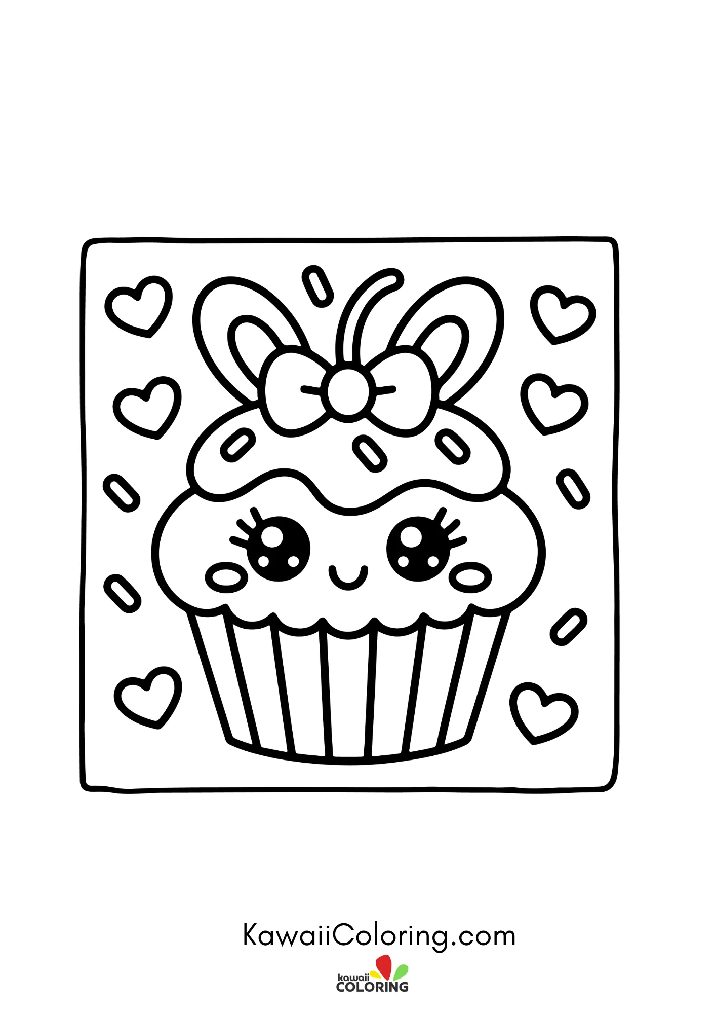 Kawaii Easter basket and spring details