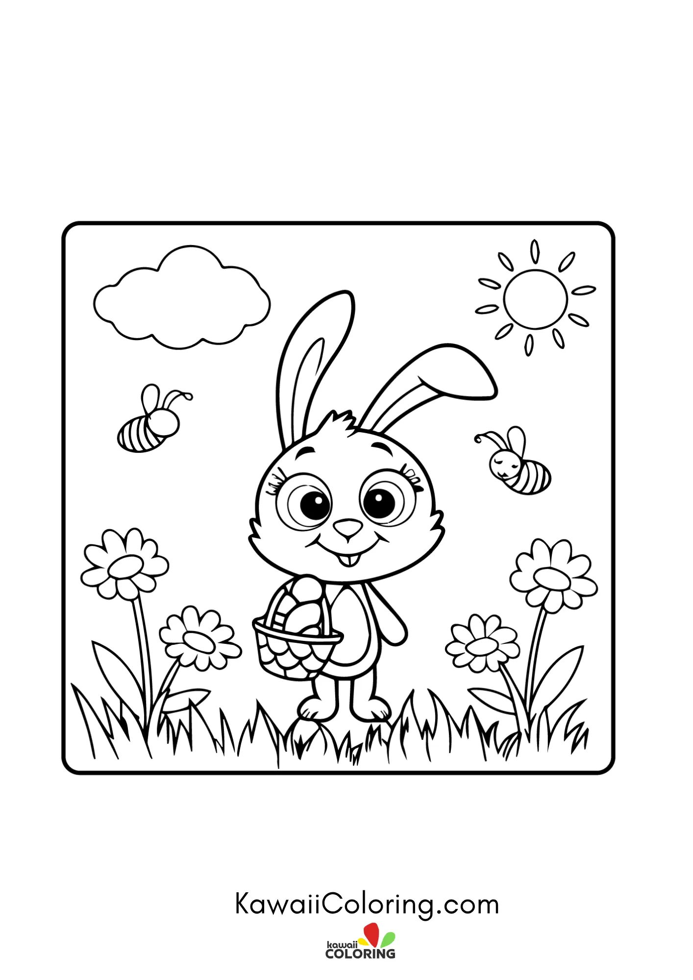Cute seasonal page with floral details