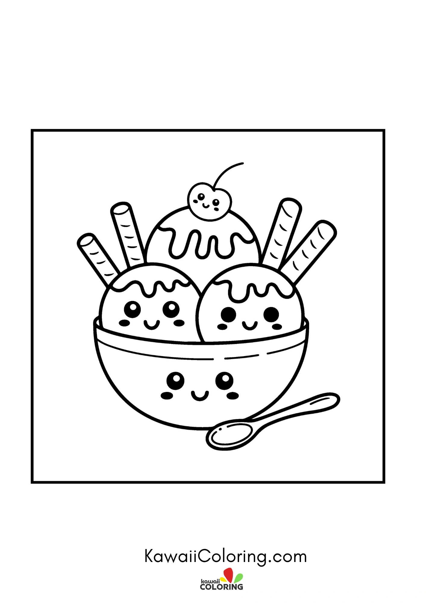 Cute summer scene with sunny details