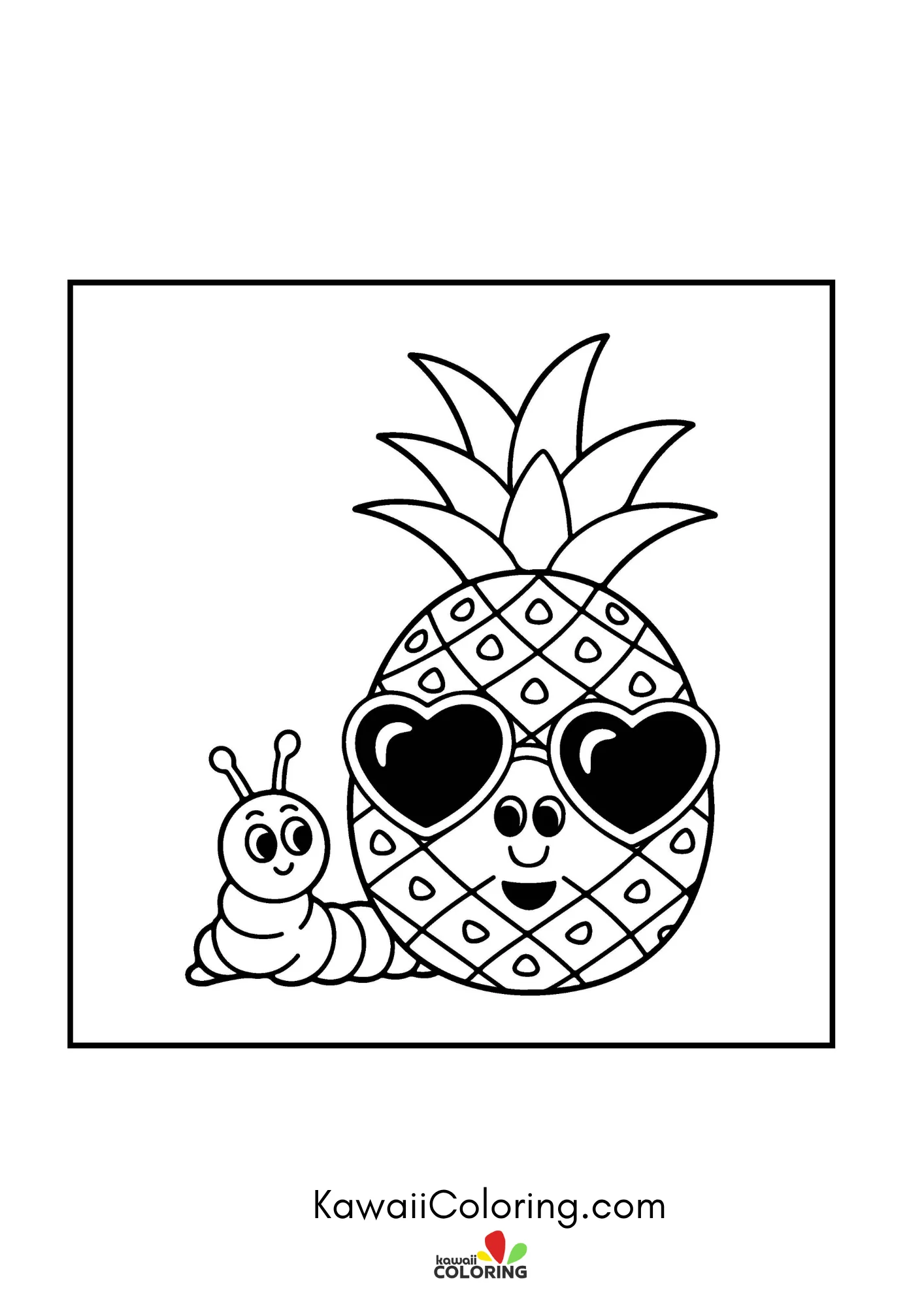 Cute summer scene with sunny details