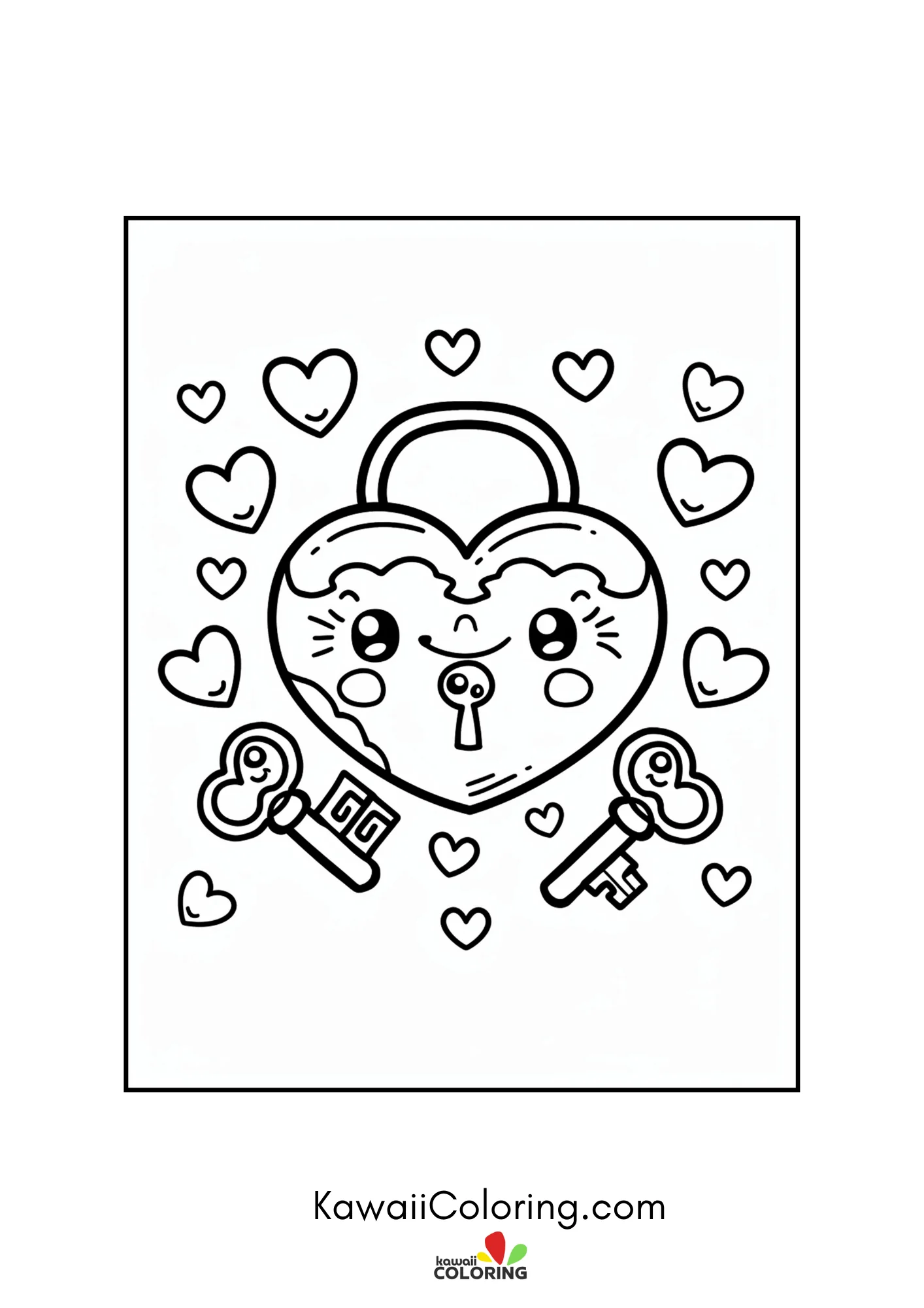 Valentine design with flowers and bows