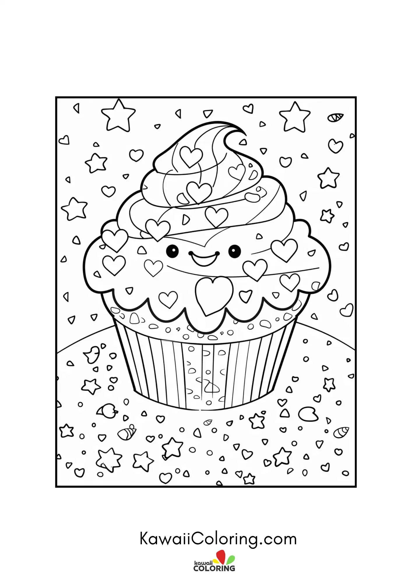 Valentine design with flowers and bows