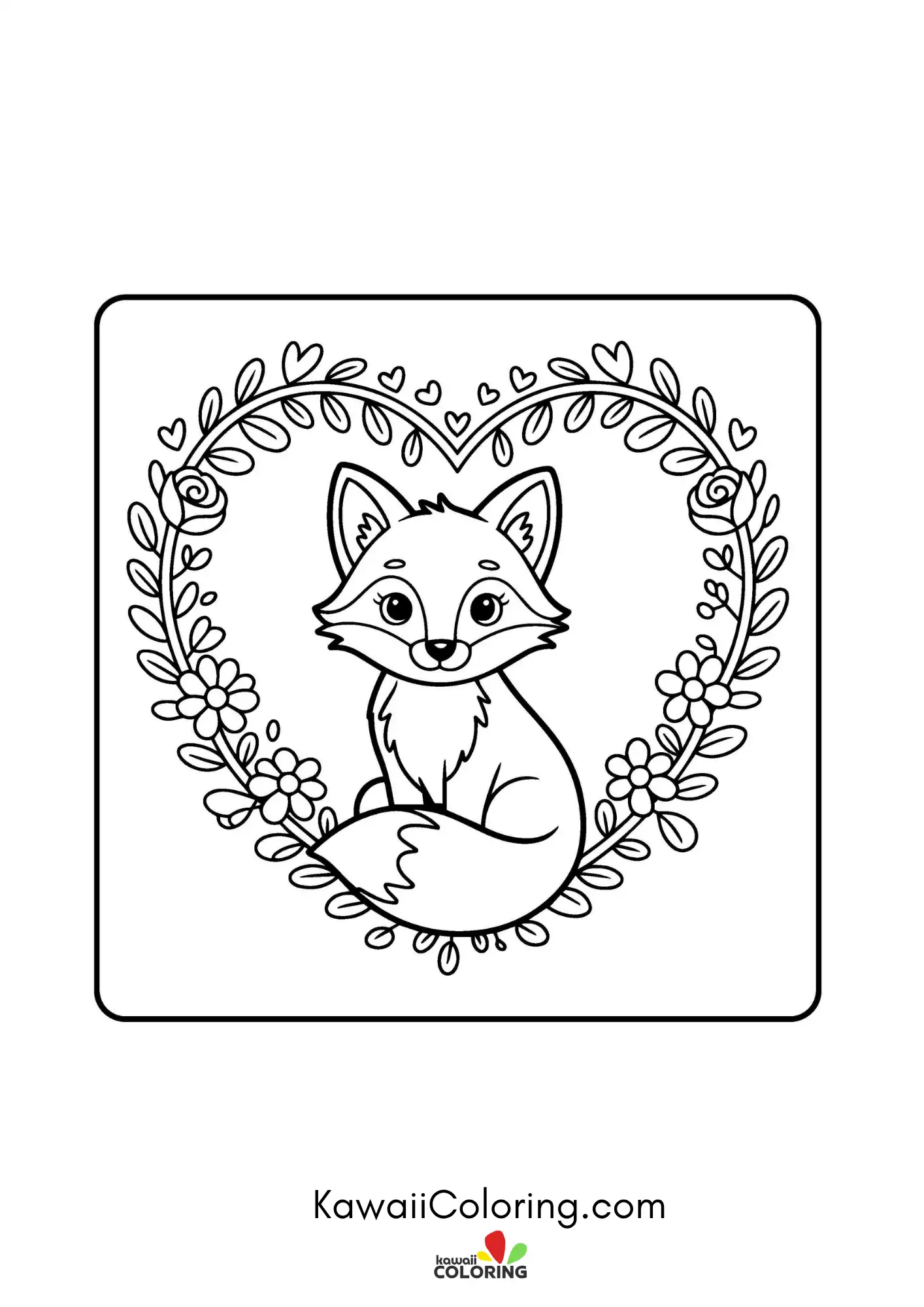 Valentine design with flowers and bows