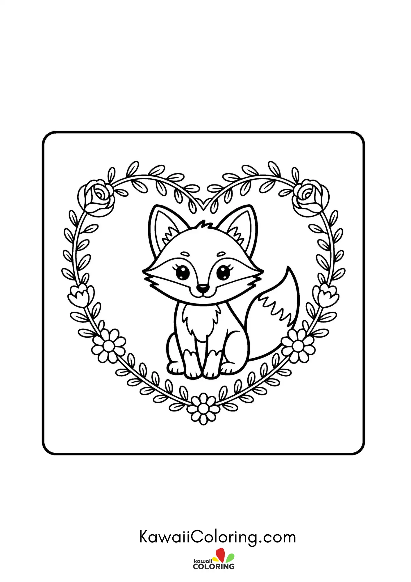 Valentine design with flowers and bows