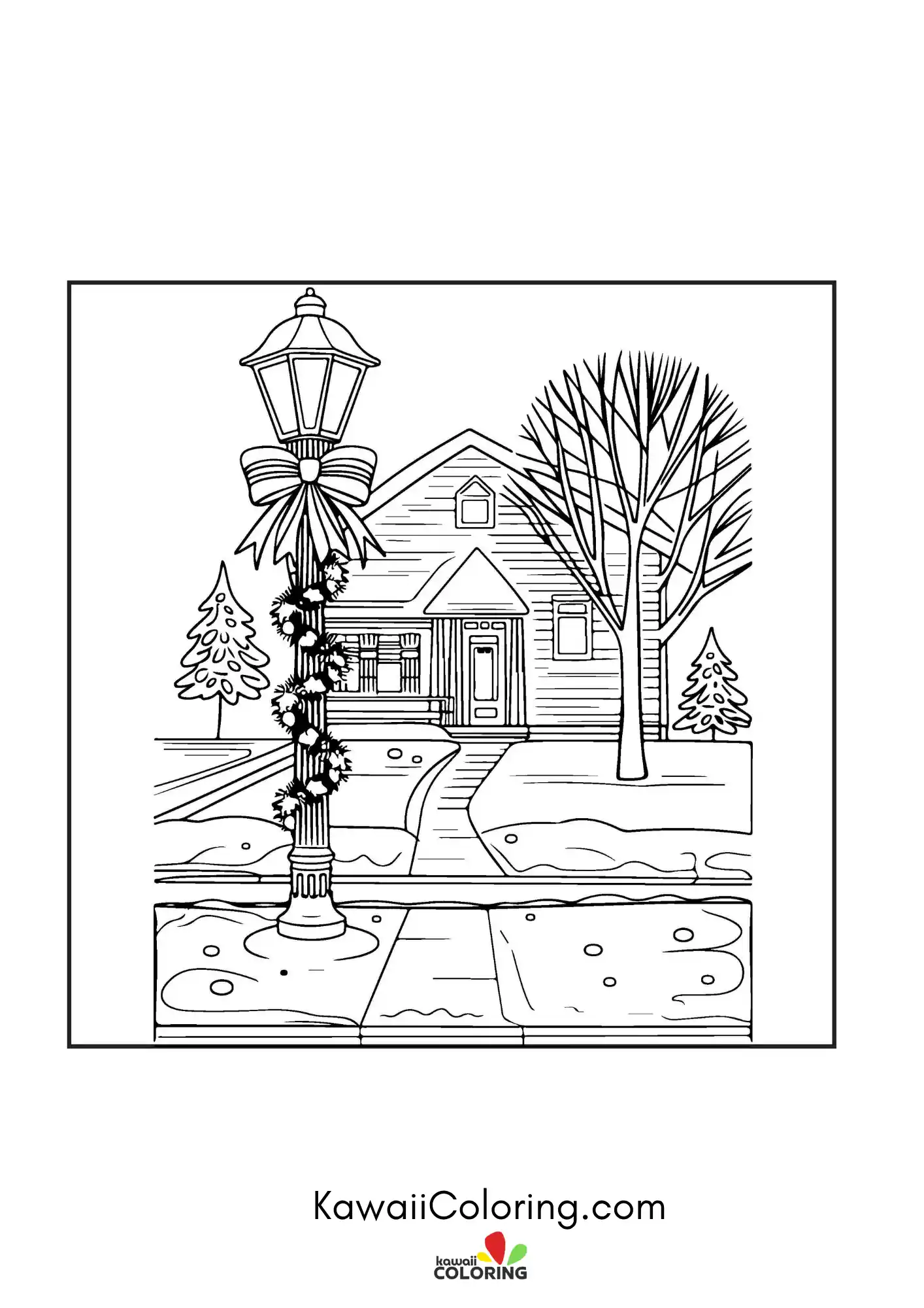Cute cold weather character illustration