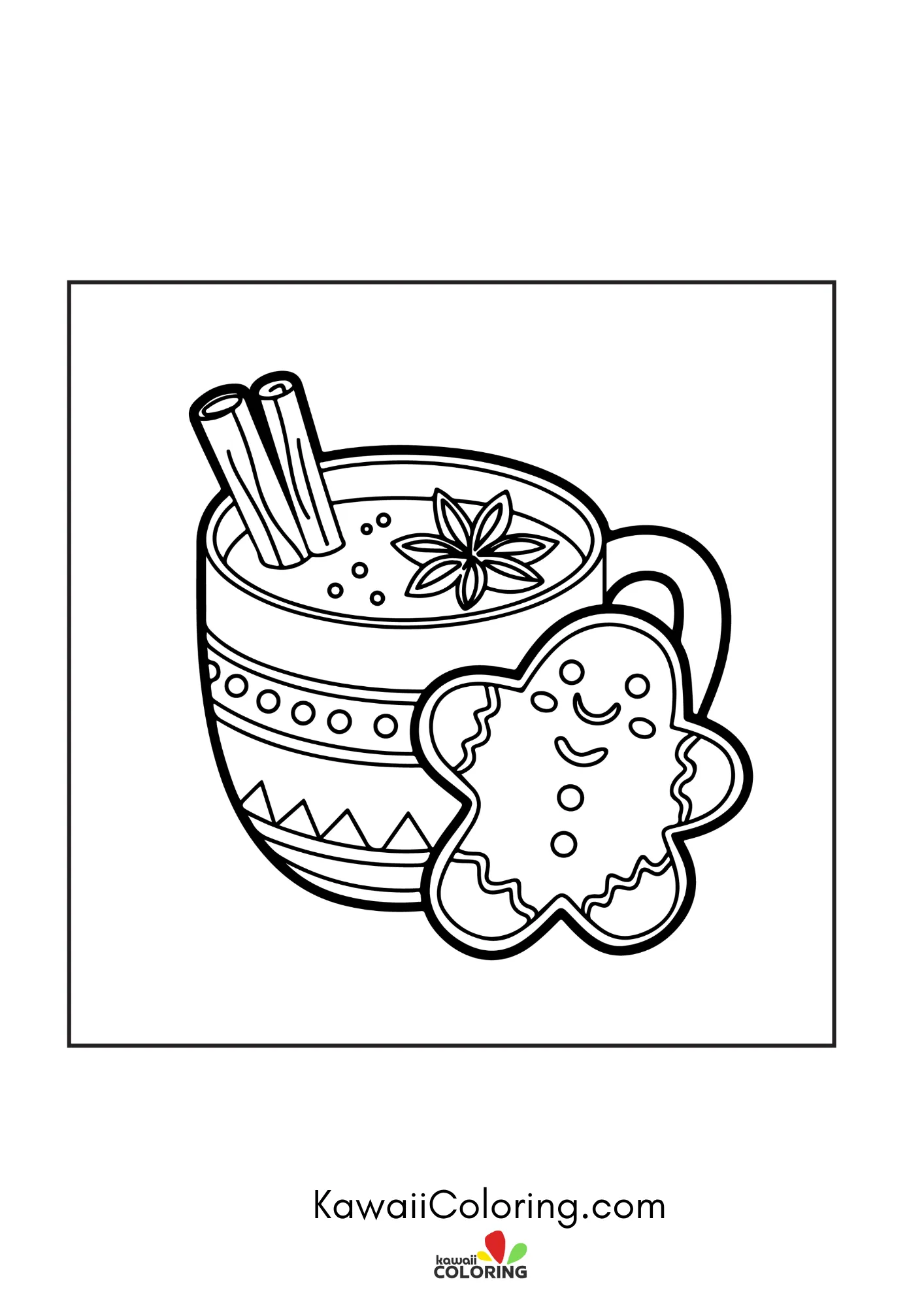 Cute cold weather character illustration